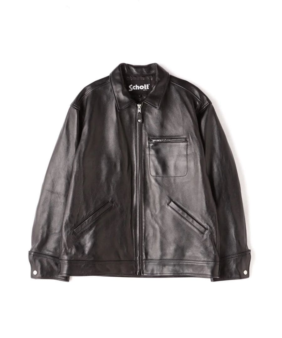 SCHOTT LEATHER JACKET レザートラッカージャケット M