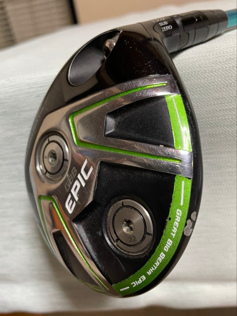Callaway GBB EPIC SUB ZEROフェアウェイウッド男性右利き
