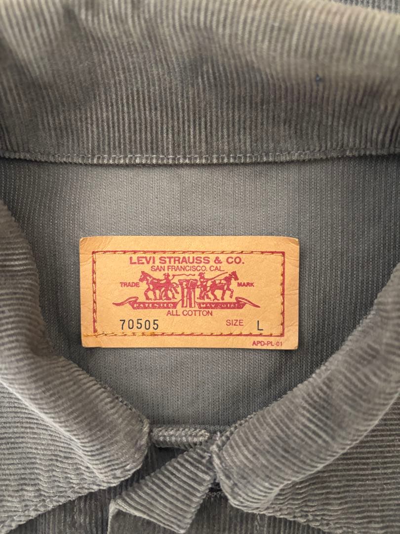Levi's 90s 70505 グレー 3rdトラッカージャケット L