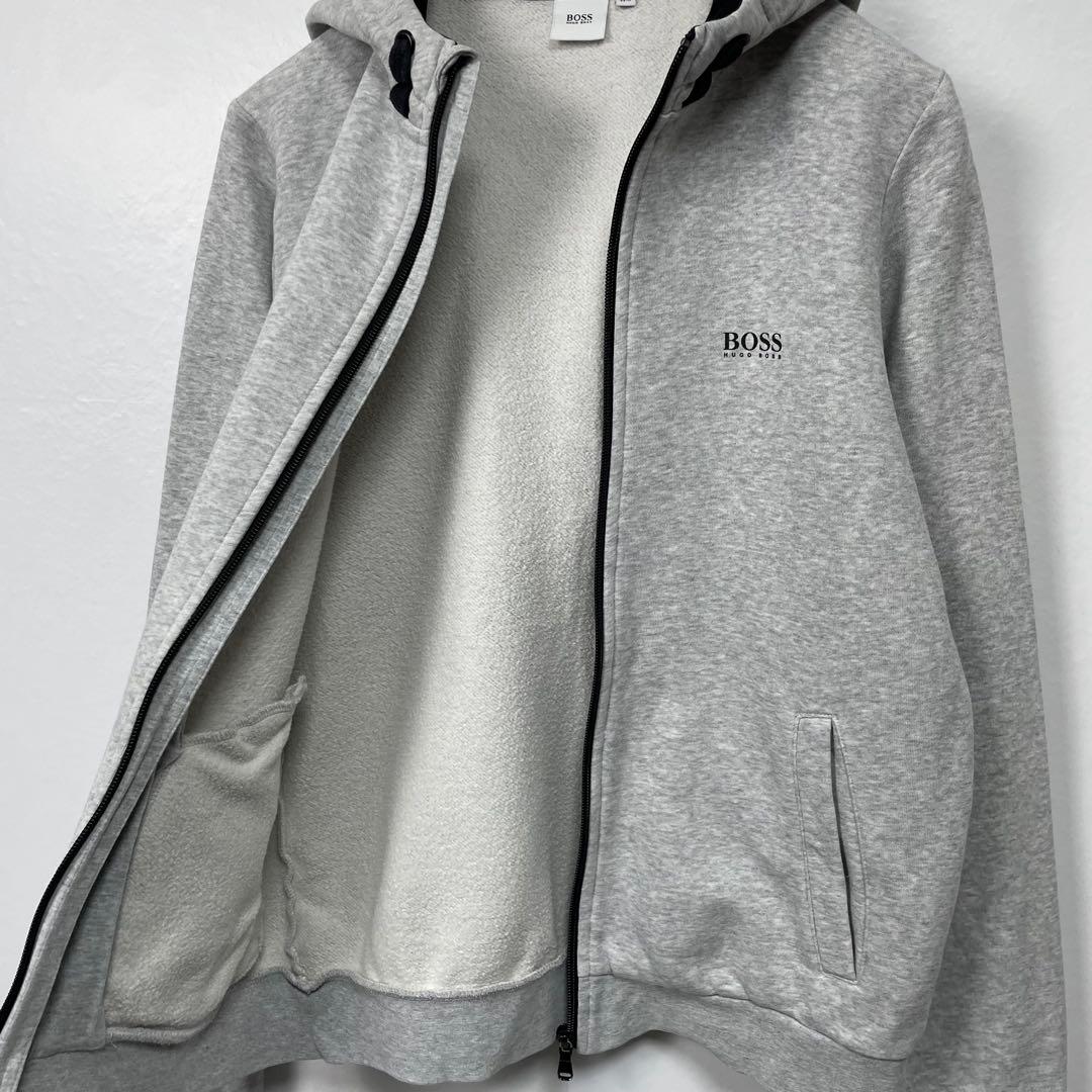 HUGO BOSS スウェット ジップパーカー S グレイ