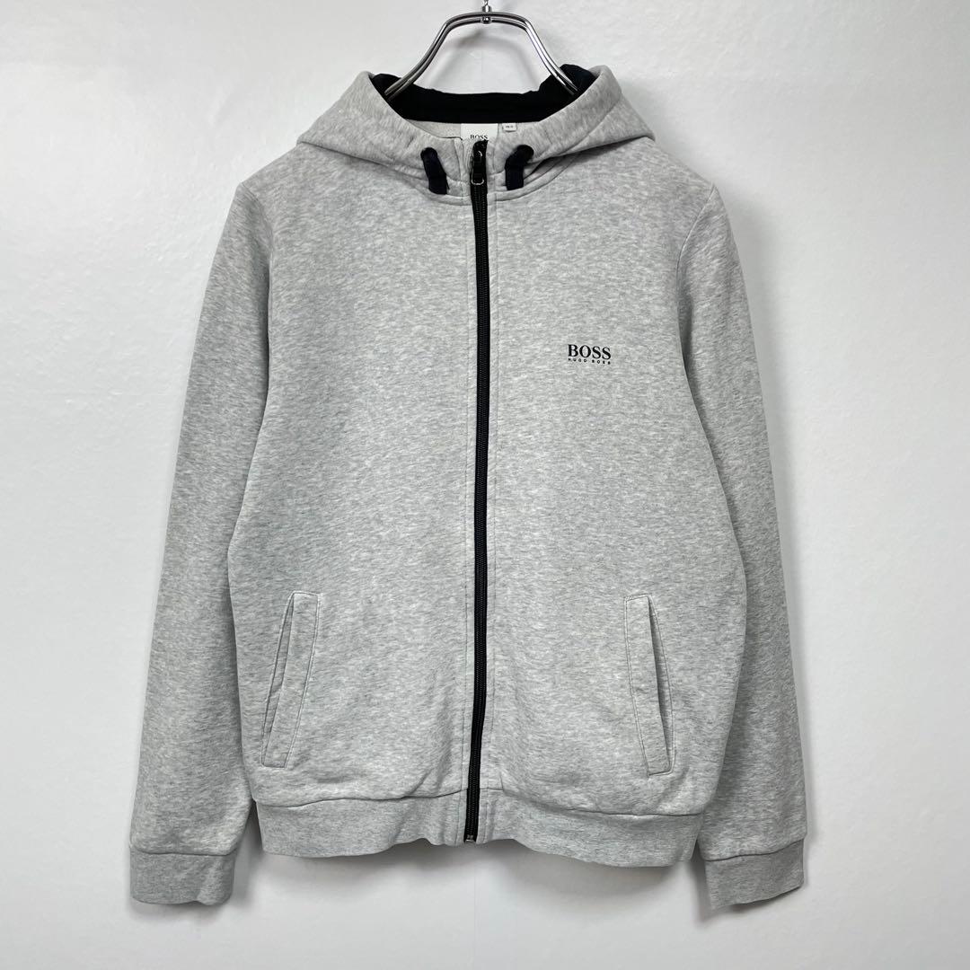 HUGO BOSS スウェット ジップパーカー S グレイ