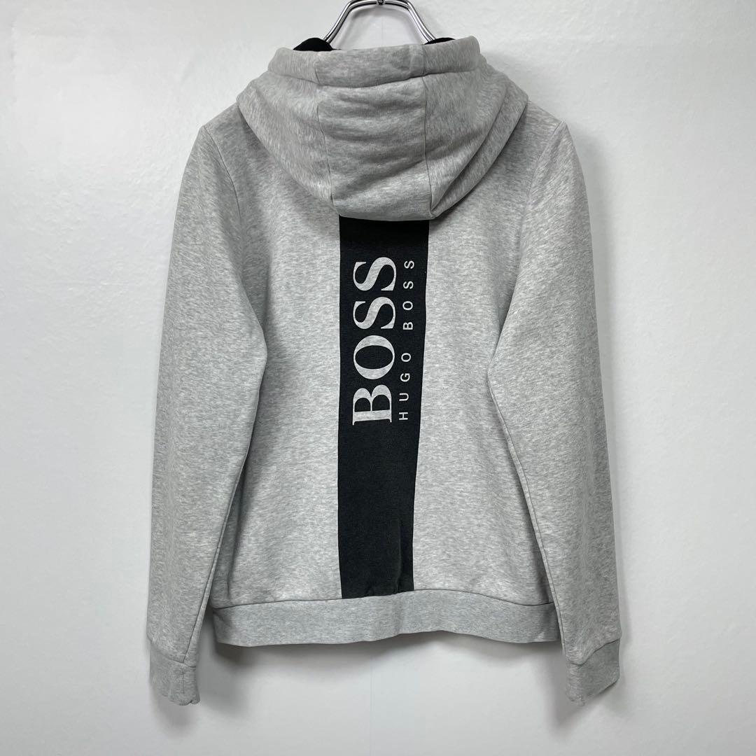 HUGO BOSS スウェット ジップパーカー S グレイ