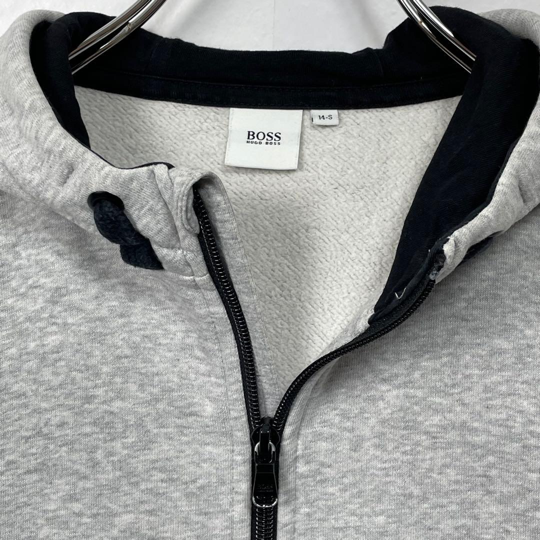 HUGO BOSS スウェット ジップパーカー S グレイ