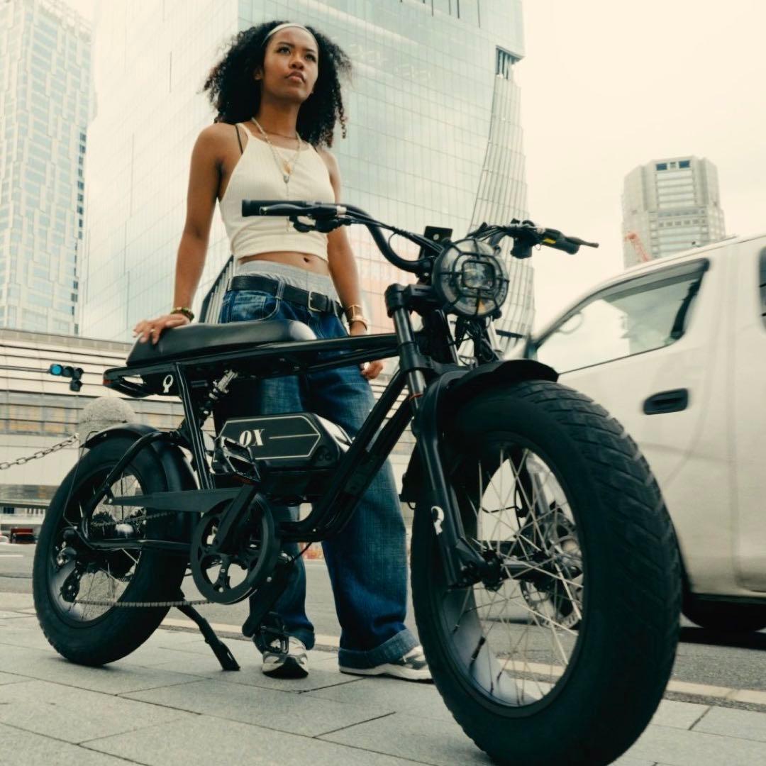 OX BIKE 電動アシスト自転車 ブラック