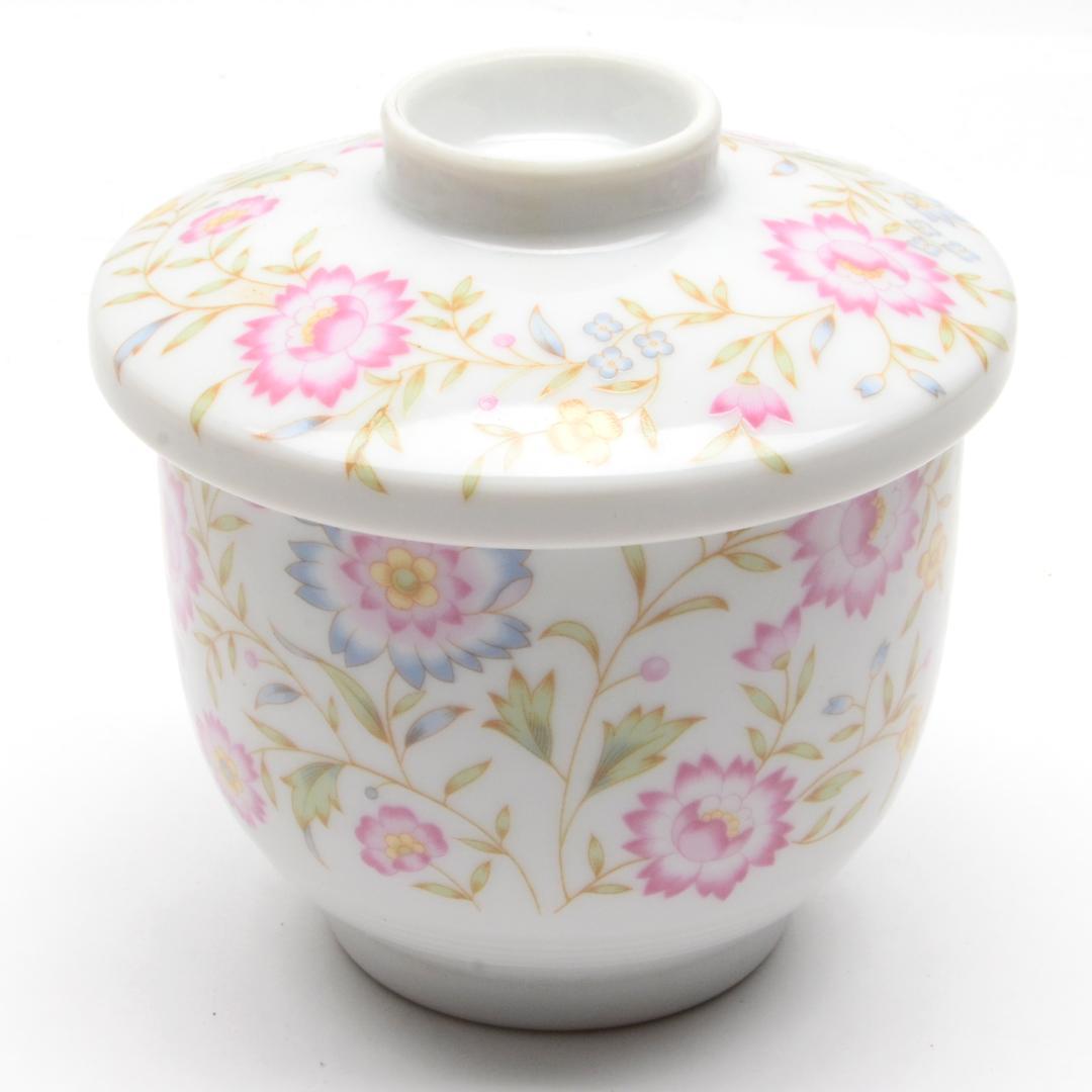 未使用品　箱付　EJIRY　蒸し兼用鍋　深型鍋　蒸し茶碗付き　ホーロー　24cm