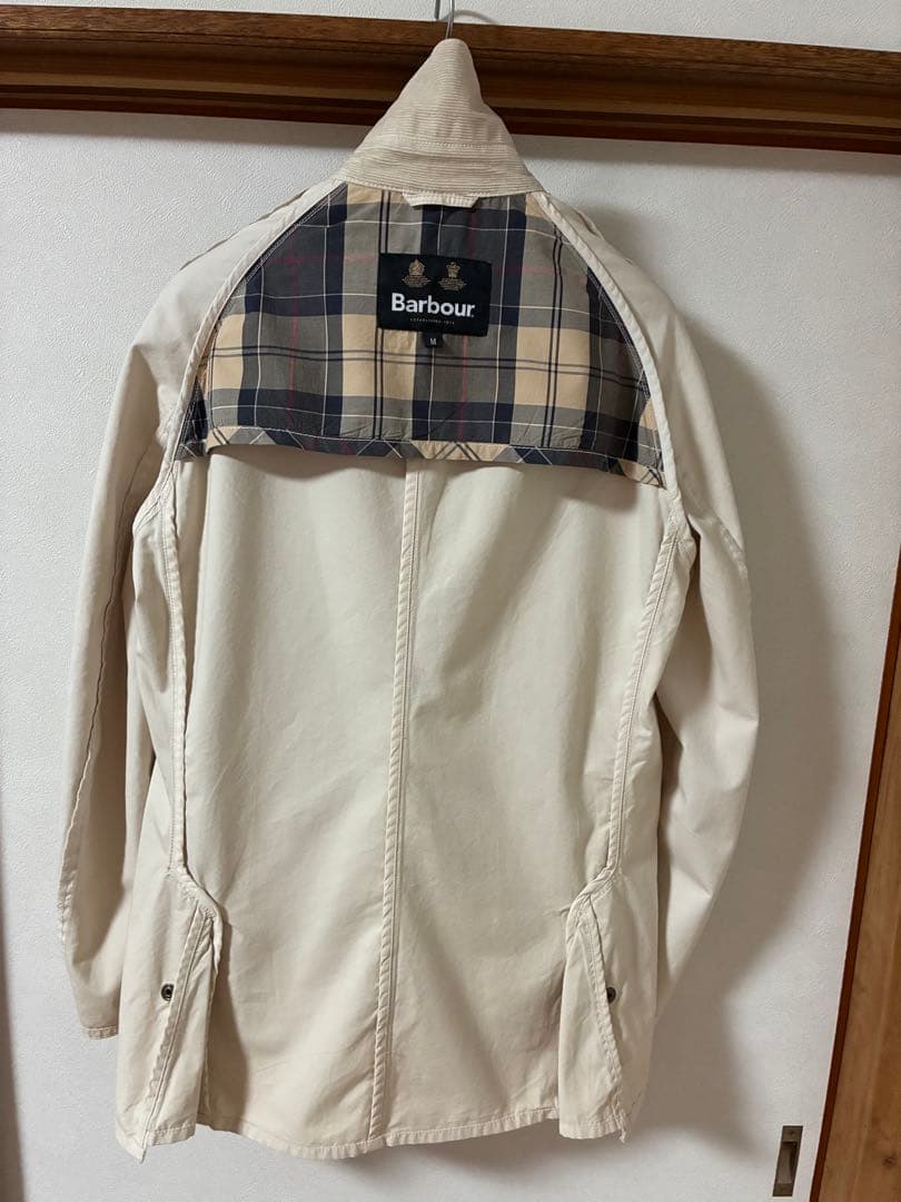 ✨美品✨ Barbour ホワイト カジュアルジャケット M