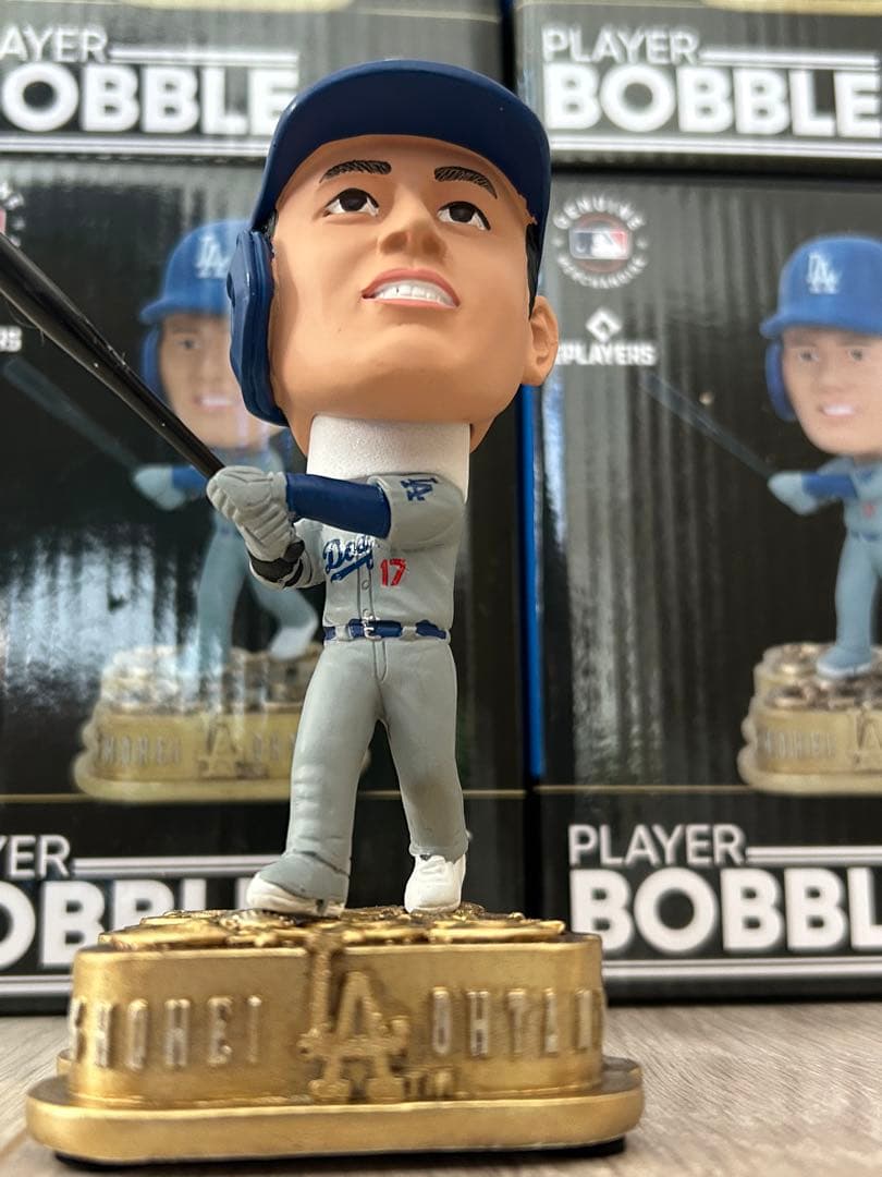 B*Y様 50/50大谷翔平ミニバブルヘッドボブルヘッドMLB 11.5cm 即
