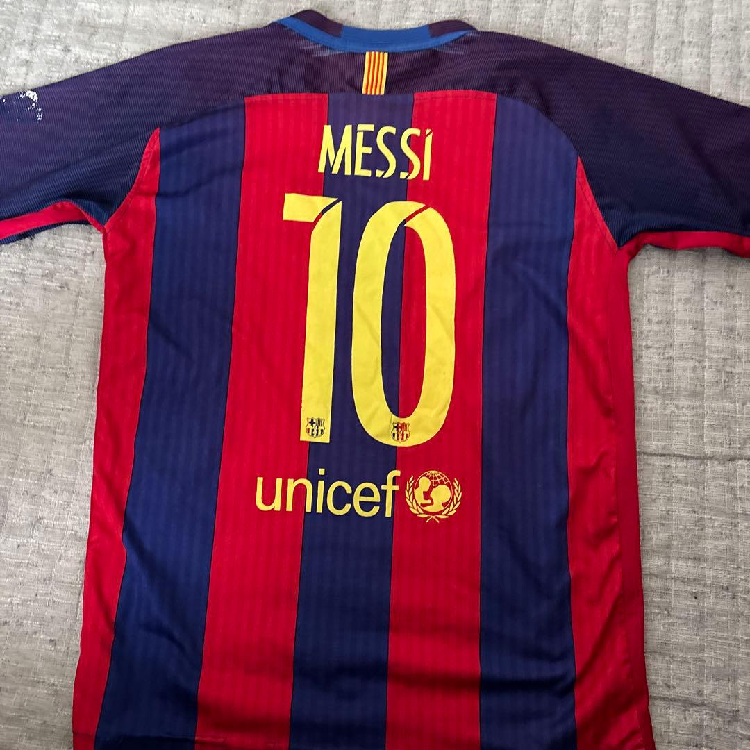FCバルセロナ サッカーウェア メッシサイン入り直筆