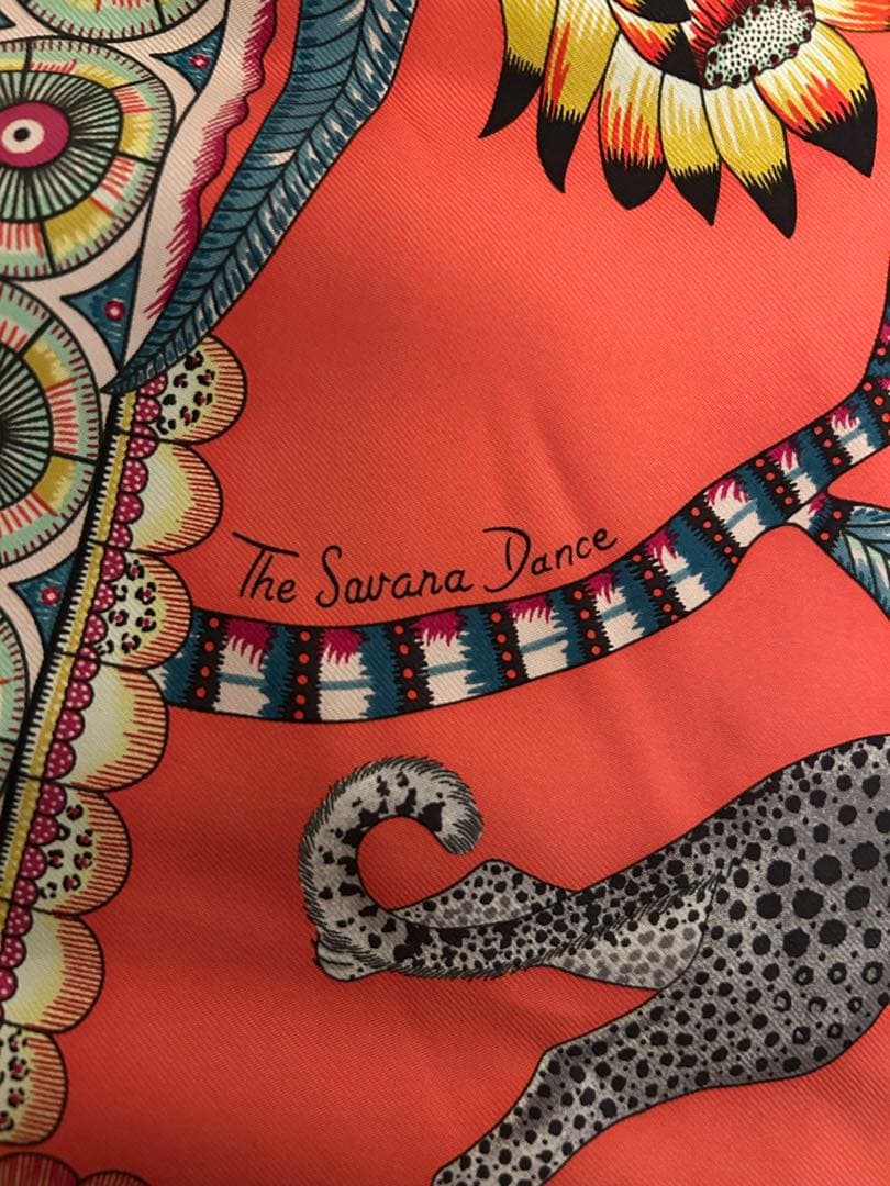 Hermès The Savana Dance スカーフ