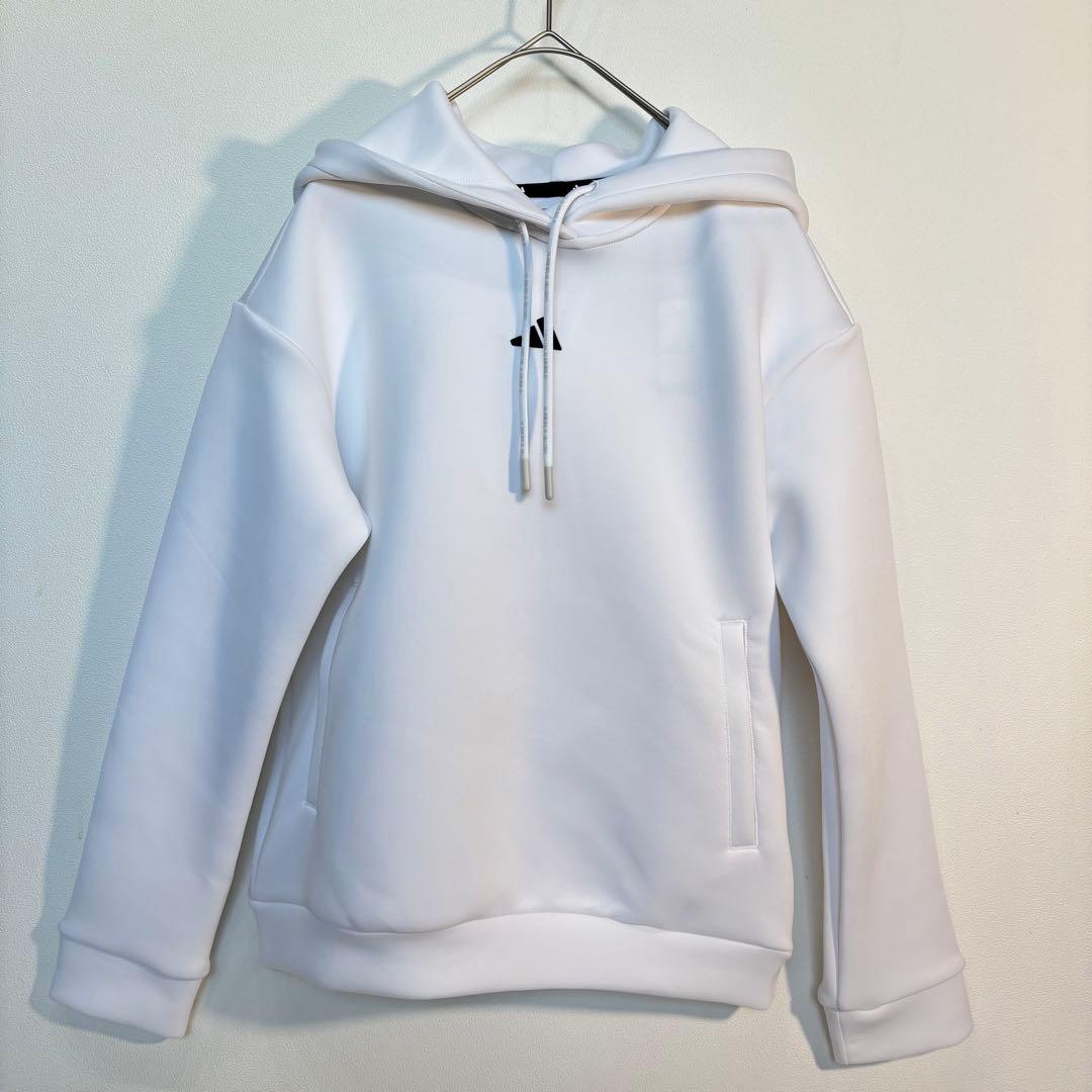 新品adidasダンボールニットフーディースカートセットビックロゴ