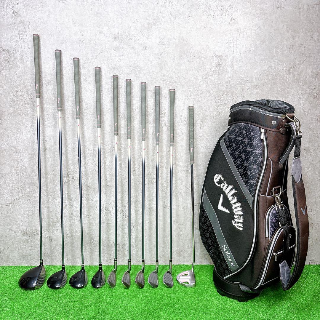 Callaway ソレイル バッグ Quincy レディースゴルフ クラブセット