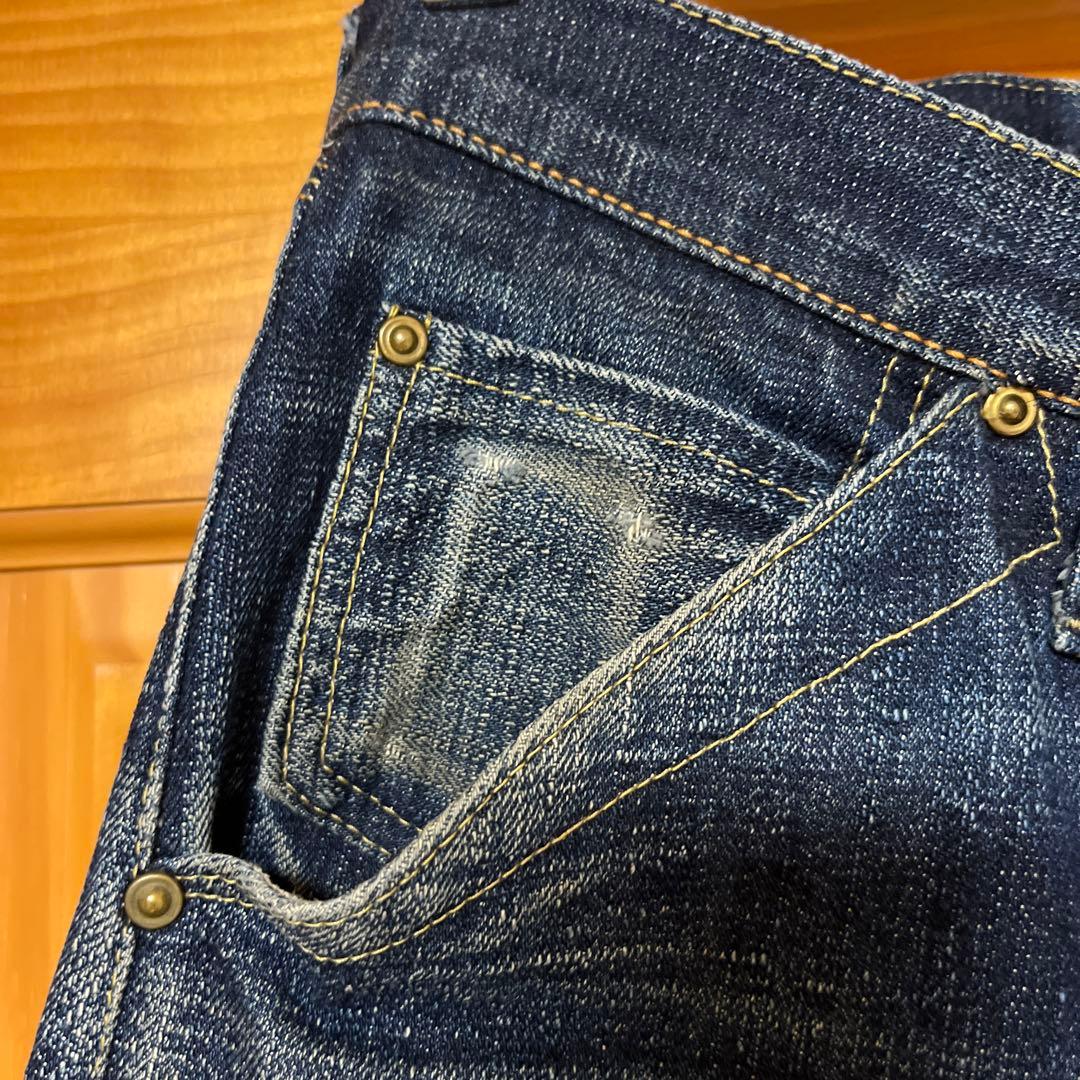m*️様 トロフィークロージング　ダブルニーデニムパンツ