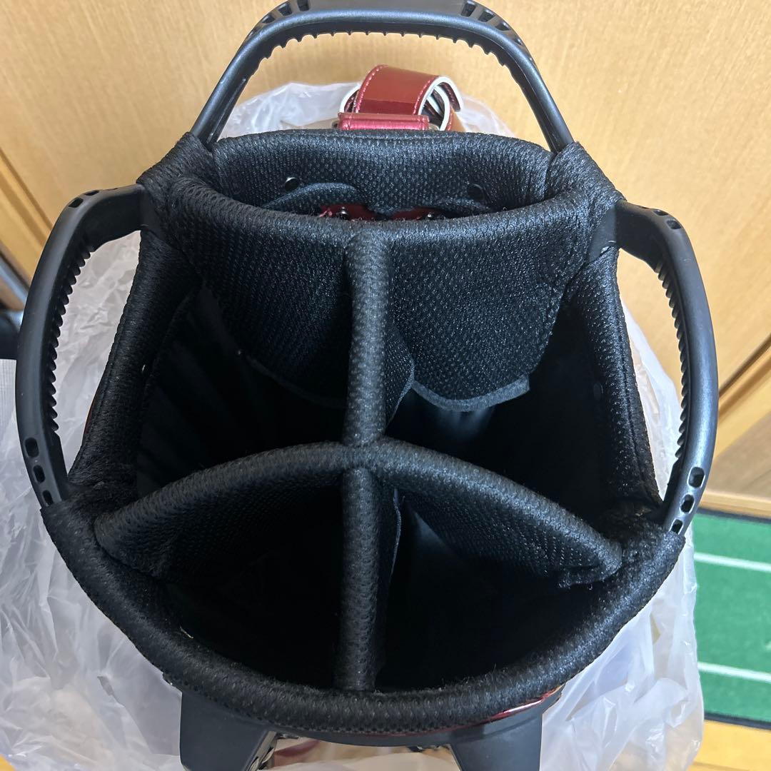 ★美品 MASTER BUNNY エナメル キャディバッグ レッド★