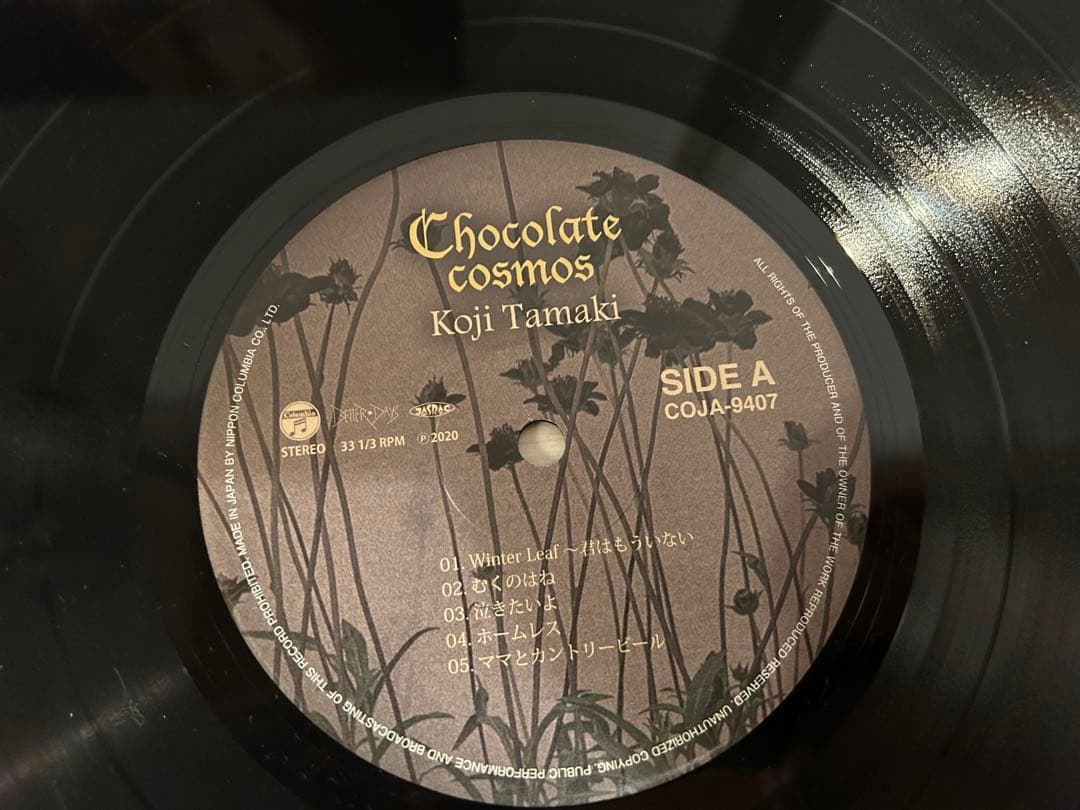玉置浩二 / Chocolate cosmos LP