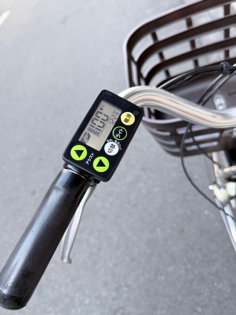 大阪府　ヤマハ 電動アシスト自転車 前バスケット付き