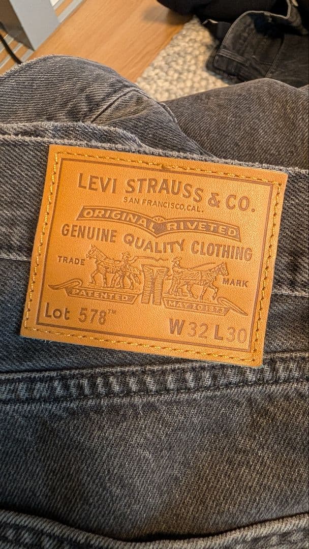 LEVI'S / リーバイス バギージーンズ ブラック