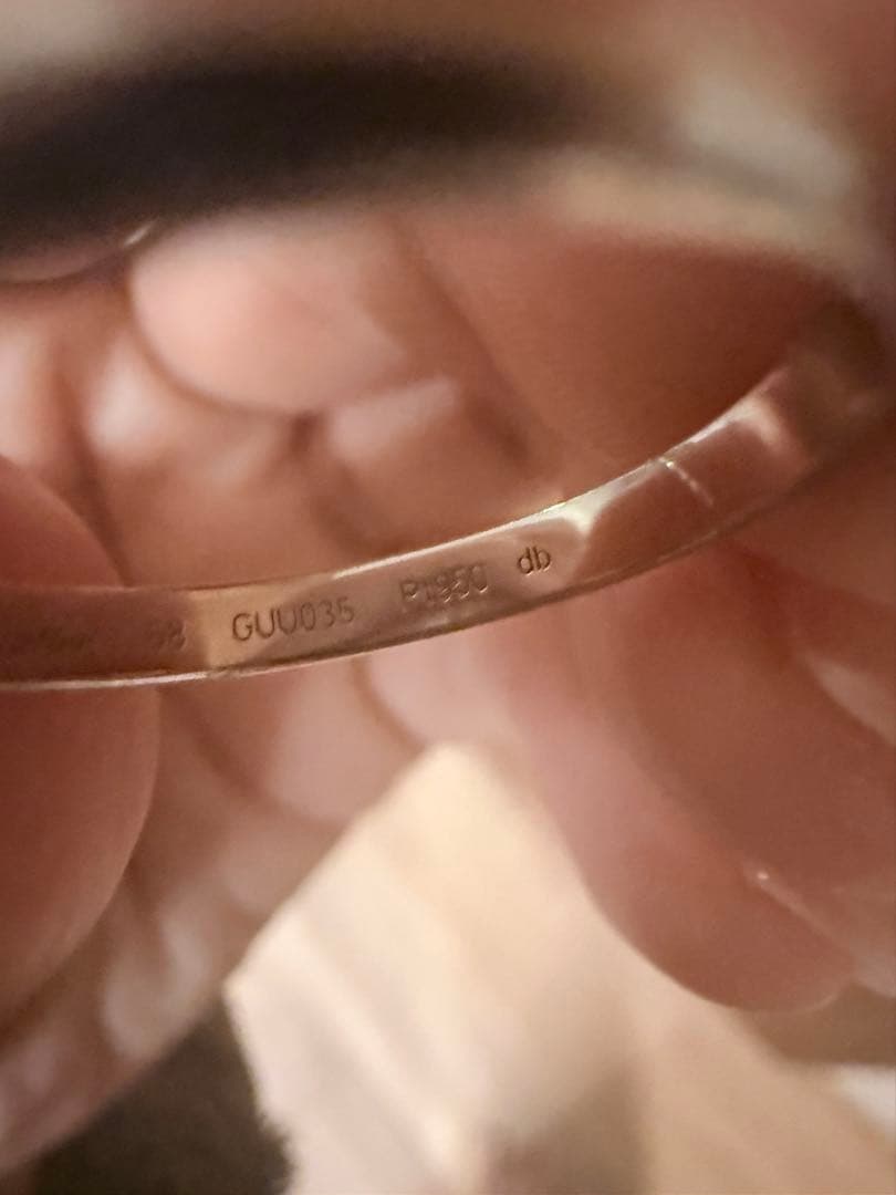 【ブティックお磨き済】カルティエ　マリッジリング　結婚指輪　保証書あり　刻印なし