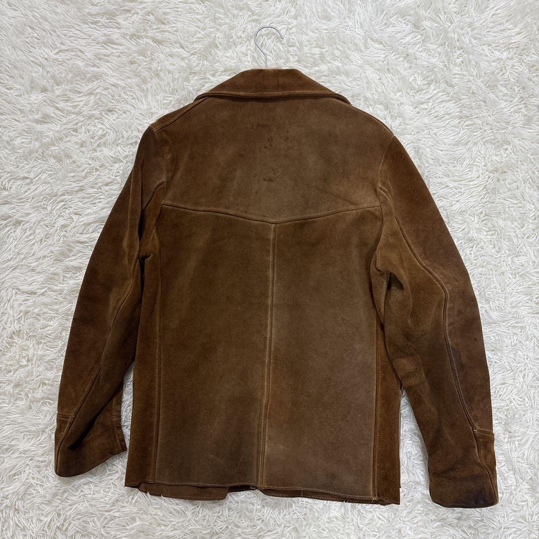 80s RANCHER bySchott レザージャケット　スウェード　茶　40