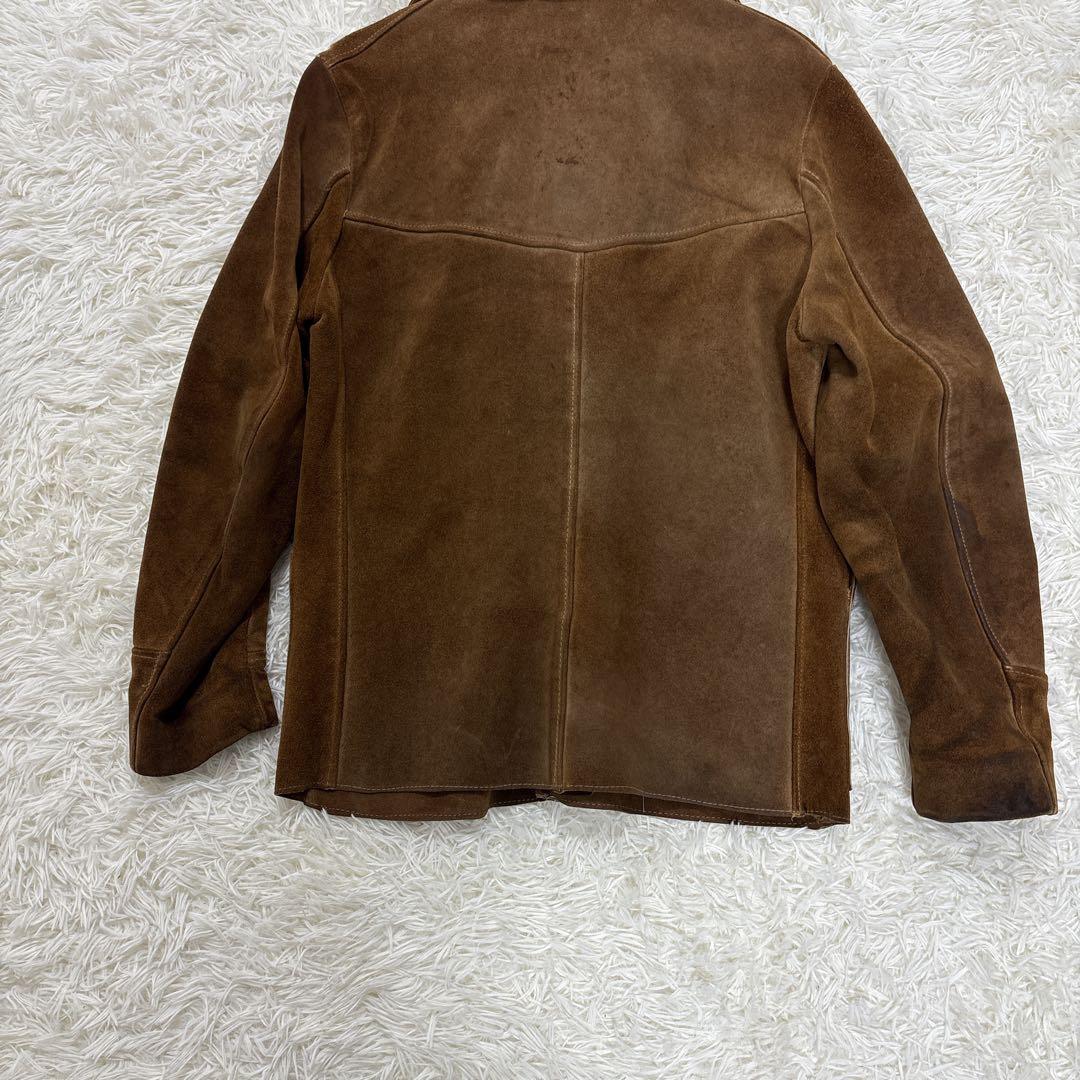 80s RANCHER bySchott レザージャケット　スウェード　茶　40