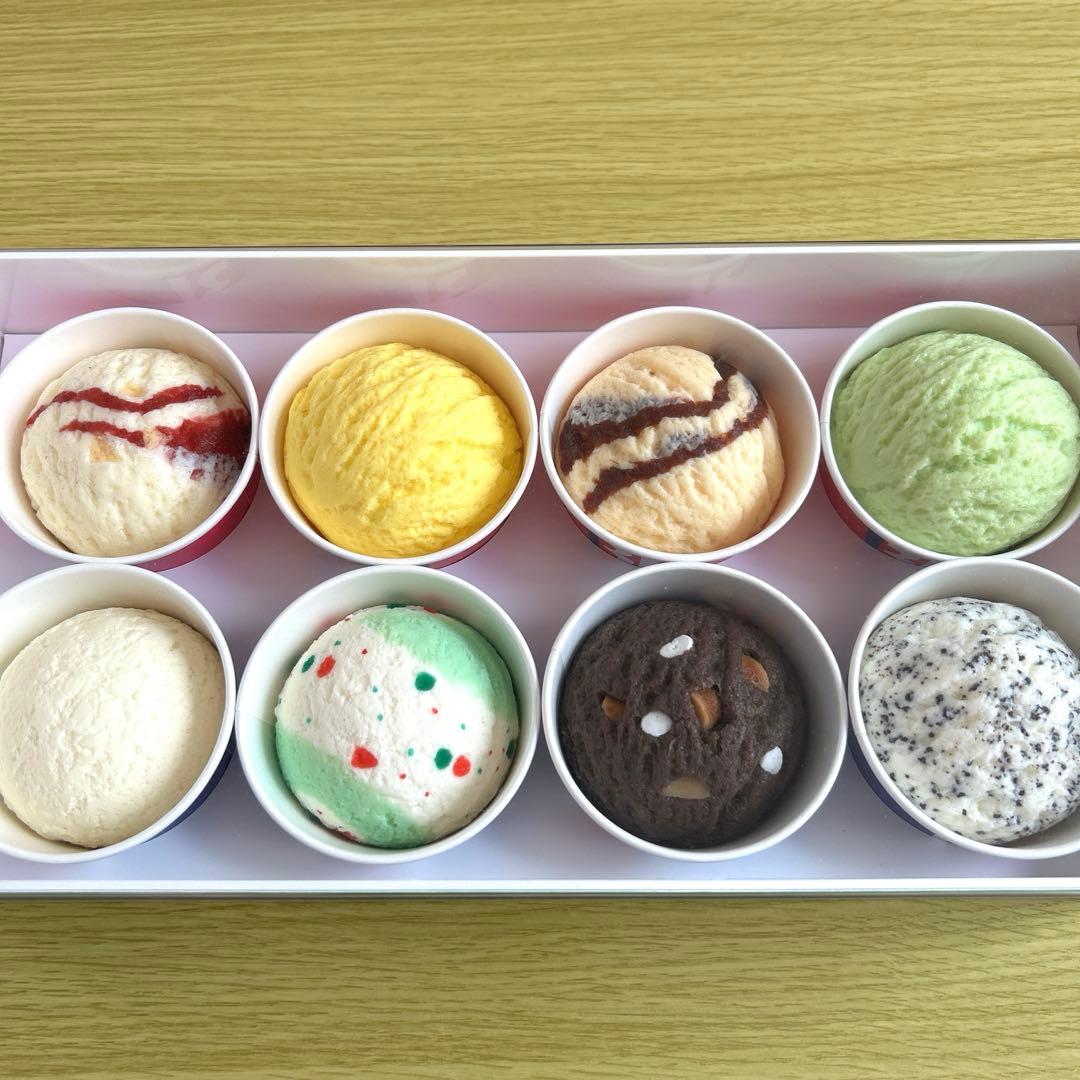 食品サンプル　アイスクリームケース入り