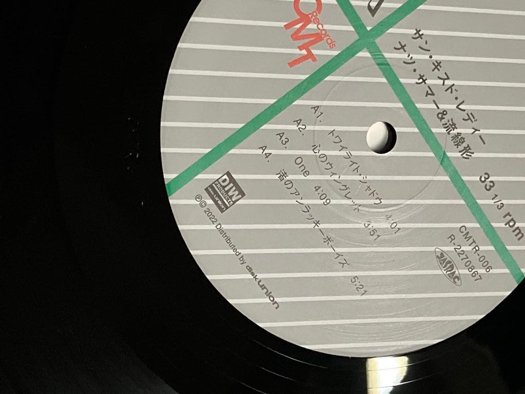 サン・キスド・レディー　ナツ・サマー と流線形　レコード　美品