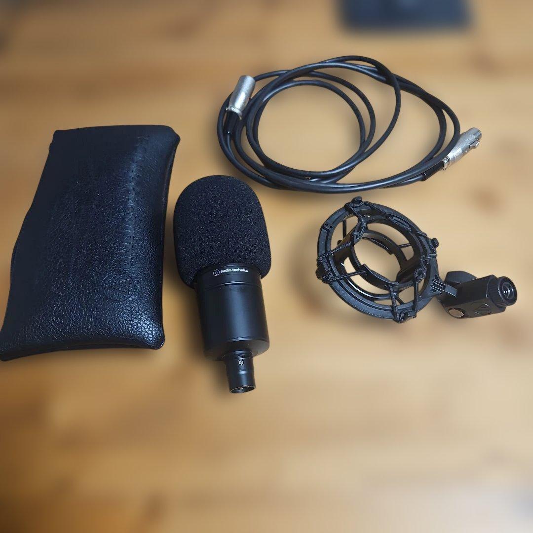 Audio Technica AT2020 コンデンサーマイク XLR　ブラック