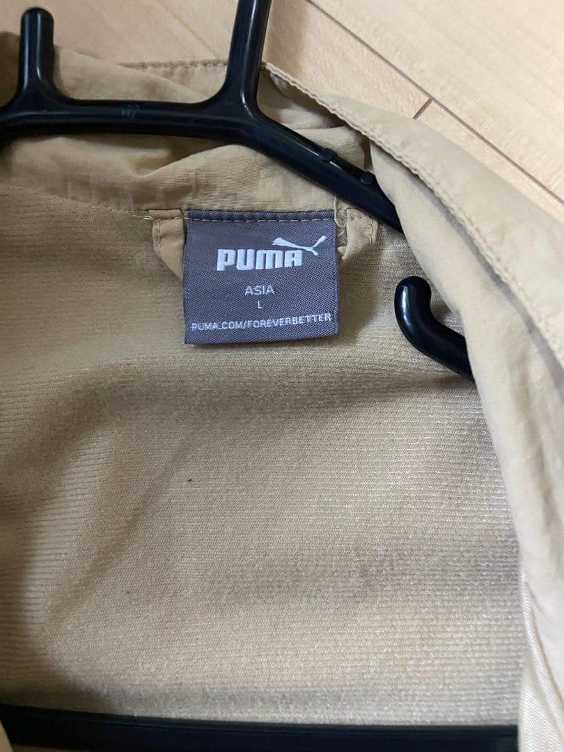 PUMA ジャージセット Mサイズ ベージュ/ブラック