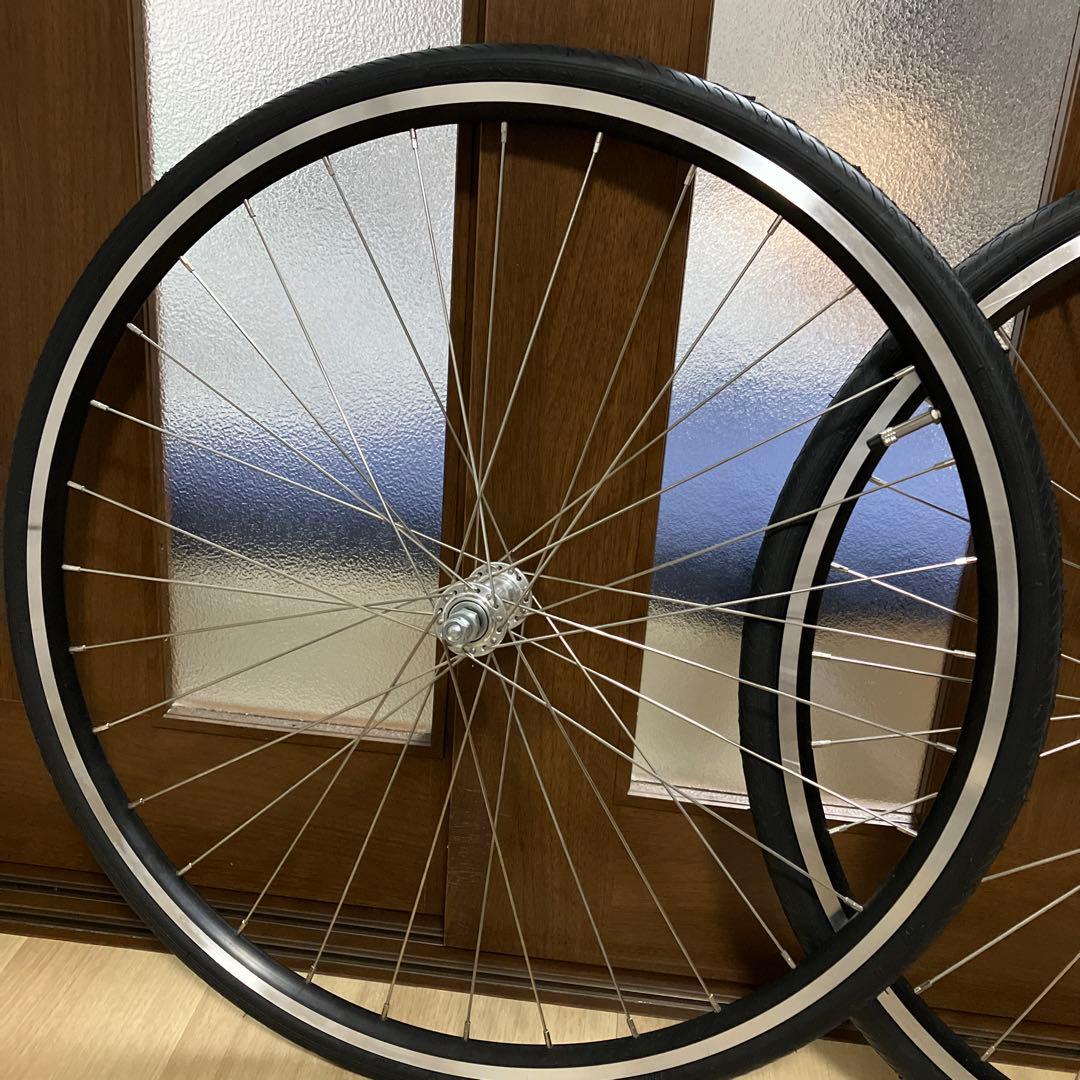 ピスト用ホイール　前後輪セット