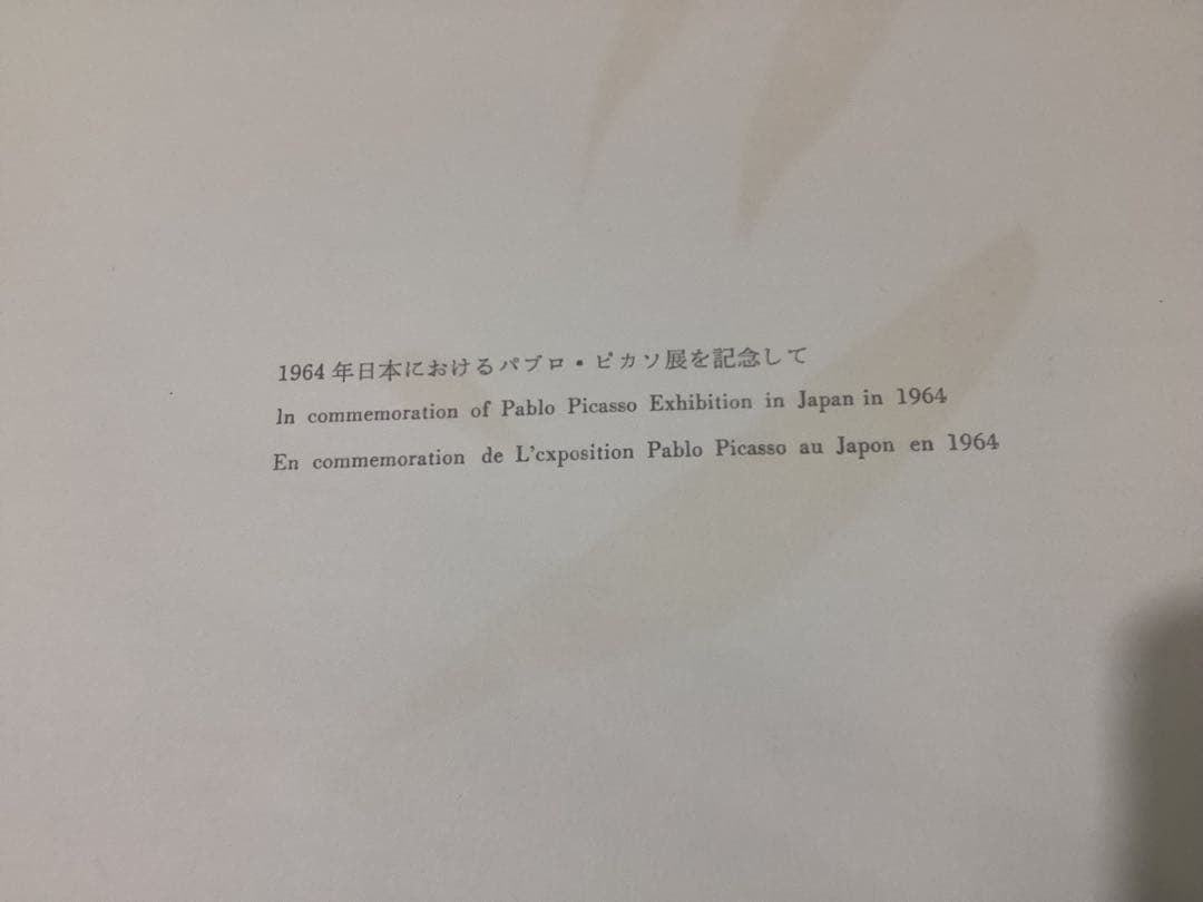 パブロ・ピカソ アートブック 青赤表紙　1964年発行　三一書房　希少品