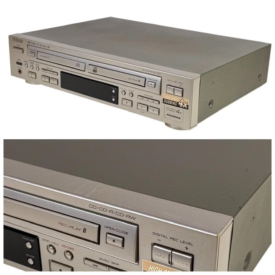 TEAC RW-D280 CDプレーヤー CDレコーダー ダブルデッキ