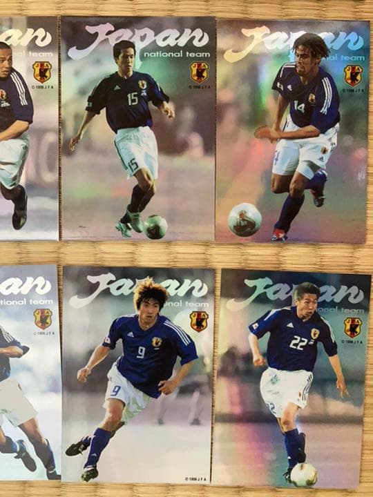 日本代表　日韓W杯　プレミアムカードセット　レア