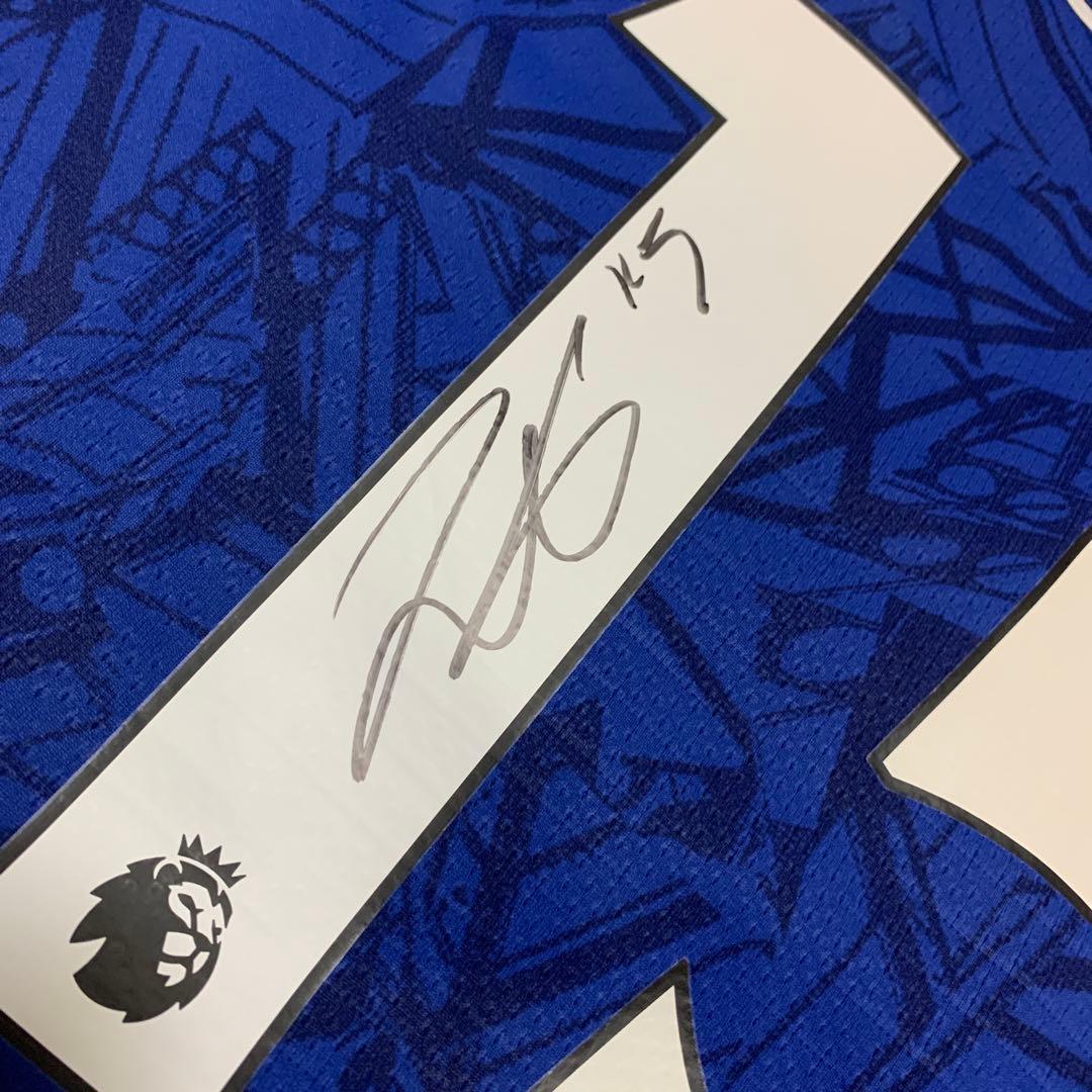 ZOUMA サッカー　チェルシー　実使用　サイン入りユニフォーム