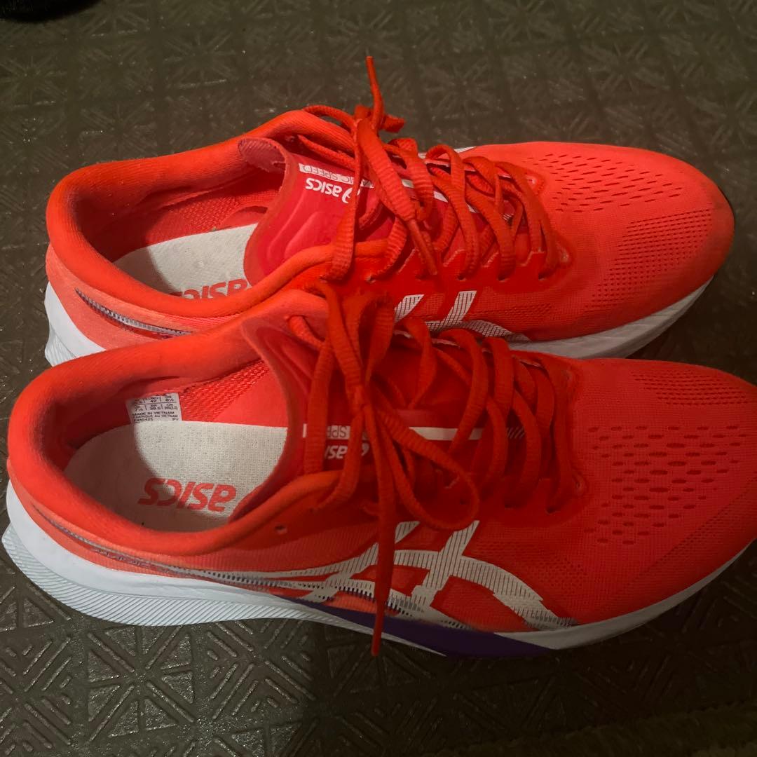 ASICS MAGIC SPEED4 26.5cm フラッシュレッド ランニング
