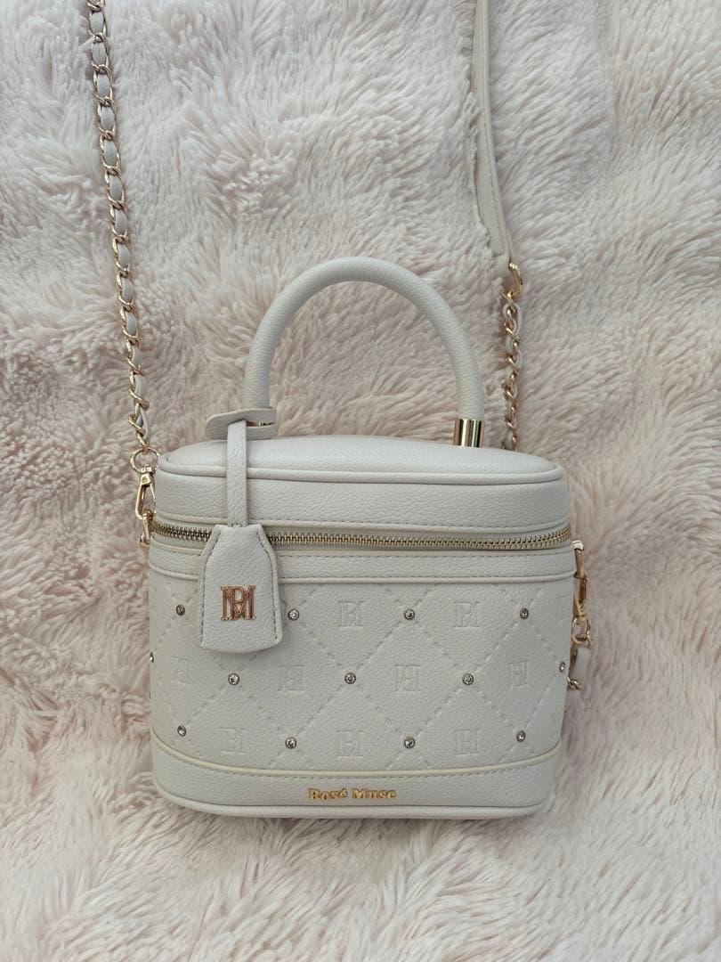バッグ rosemuse bijou vanity bag ivory