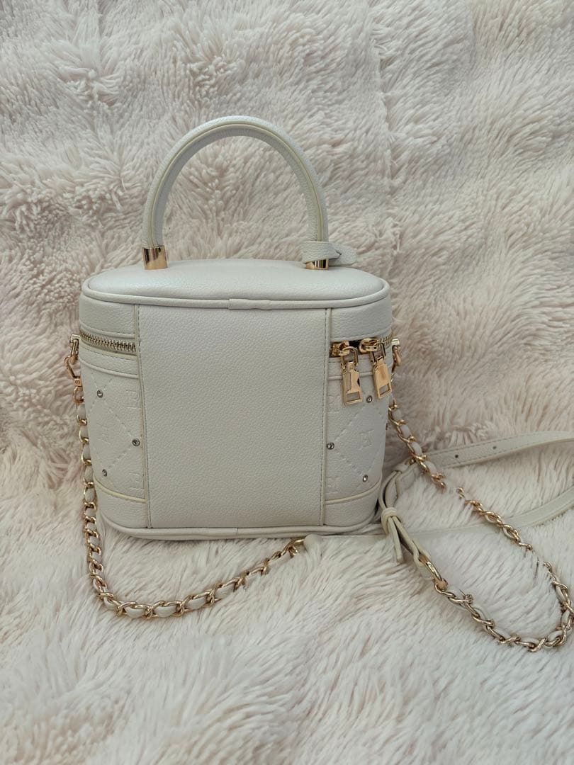 バッグ rosemuse bijou vanity bag ivory