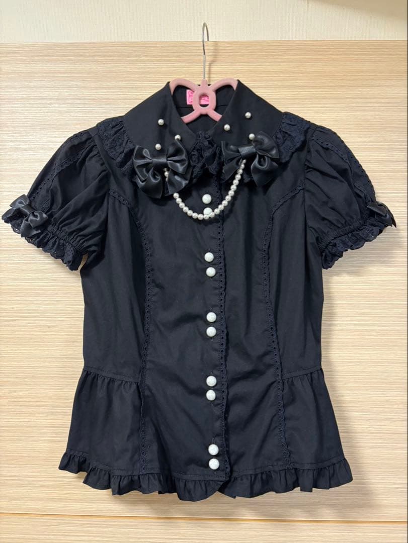 Angelic Pretty ブラウス4着セット 長袖 半袖 黒 ピンク