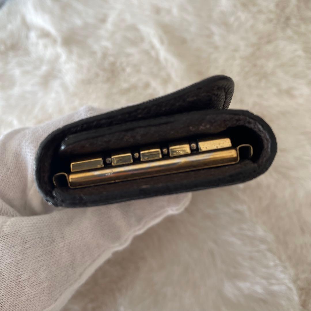 Louis Vuitton☆ダミエ・エベヌ　ミュルティクレ4　キーケース　4連