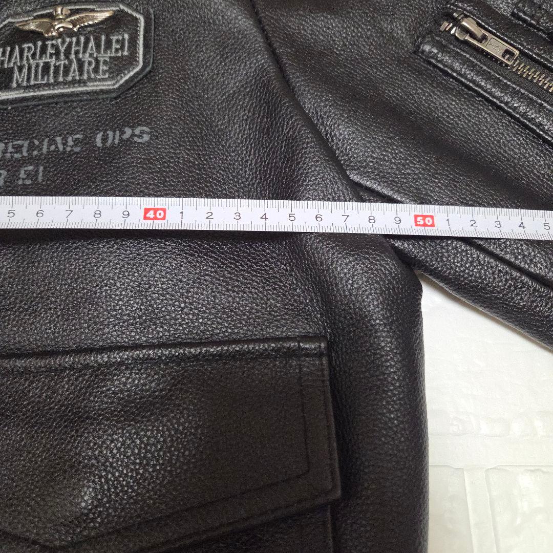 本革カウレザー　フライトジャケット A2刺繍入りLサイズ
