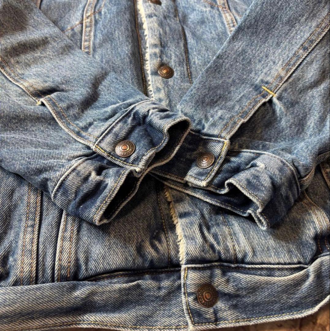 Levi's リーバイス premium デニムジャケット gジャン ボア L