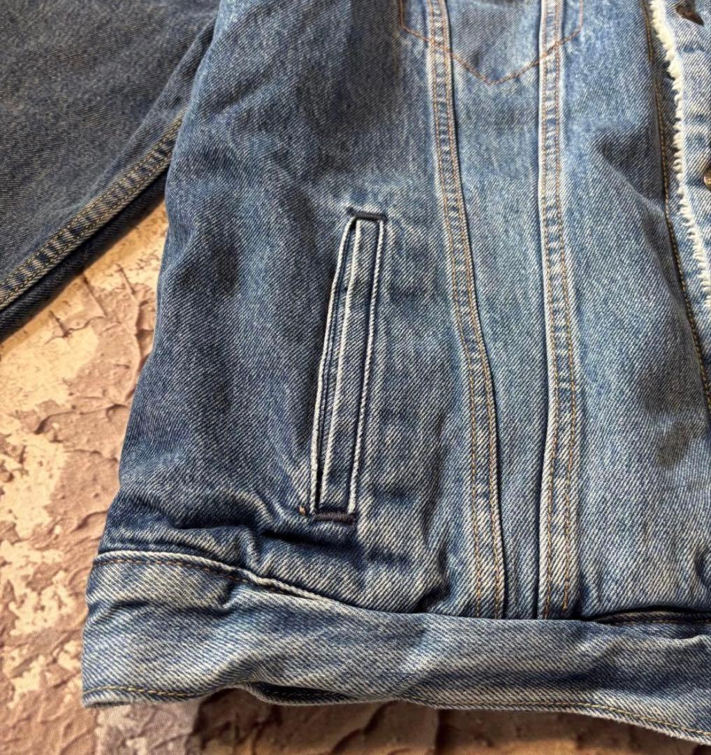 Levi's リーバイス premium デニムジャケット gジャン ボア L