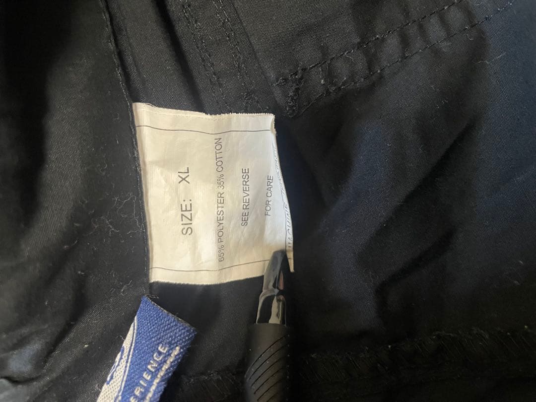 GS 黒 ukテクノパンツ