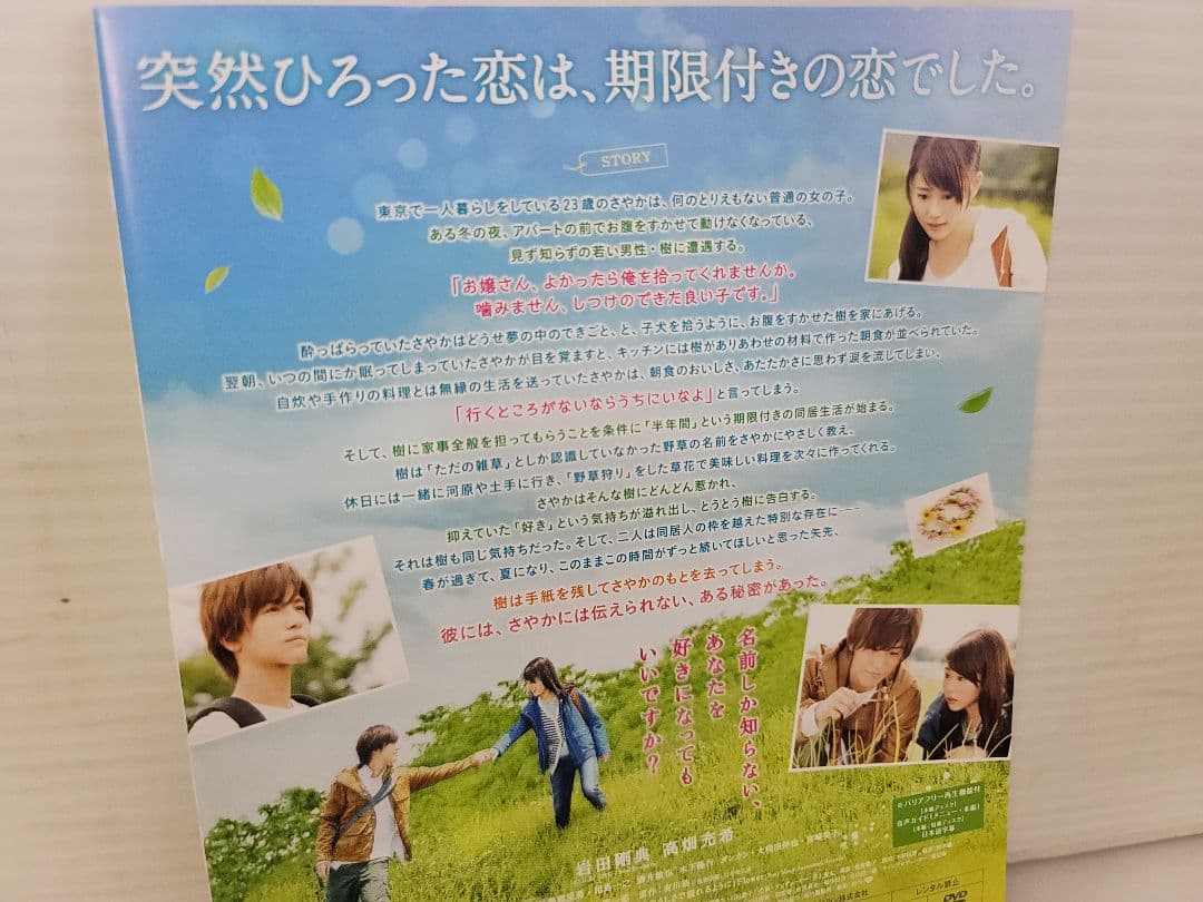 仙台⤴️美品！植物図鑑/DVD豪華版2枚組/ブックレット/岩田剛典×高畑充希