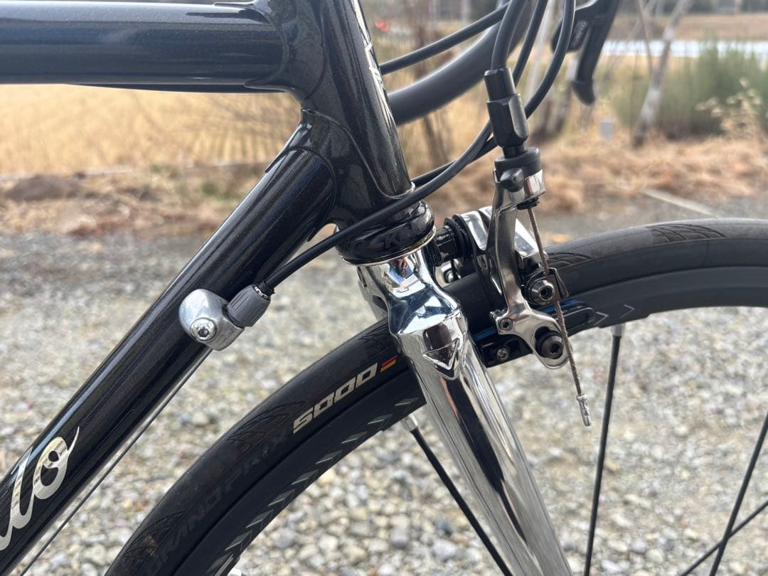 SRAM RED 22 クロモリ　スチール　ロードバイク ブラック