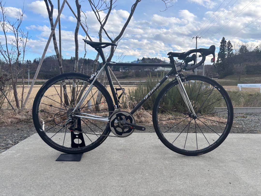 SRAM RED 22 クロモリ　スチール　ロードバイク ブラック