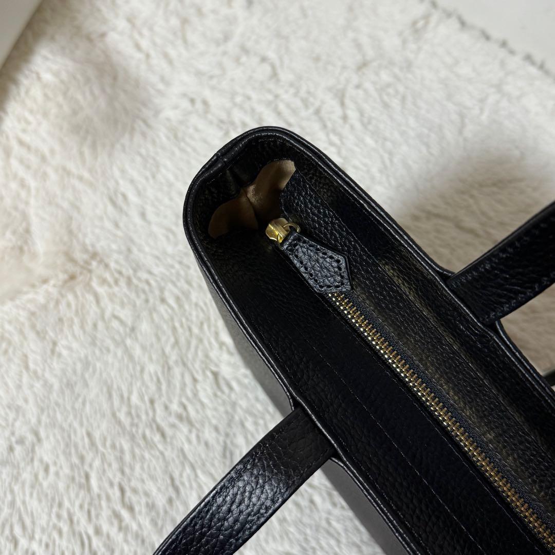 ⭐️新品未使用⭐️　ハッシュタグ　ハンドバッグ　トートバッグ　ブラック　レザー