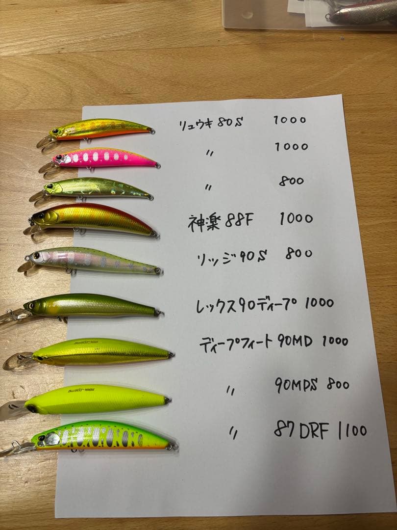 サクラマス ミノー 29点 まとめ売り バラ売り交渉OKです