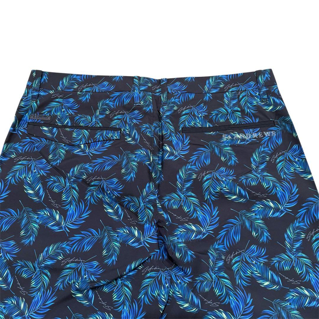 【50％オフ】定価2.1万円　St ANDREWS ゴルフパンツ 柄　メンズ