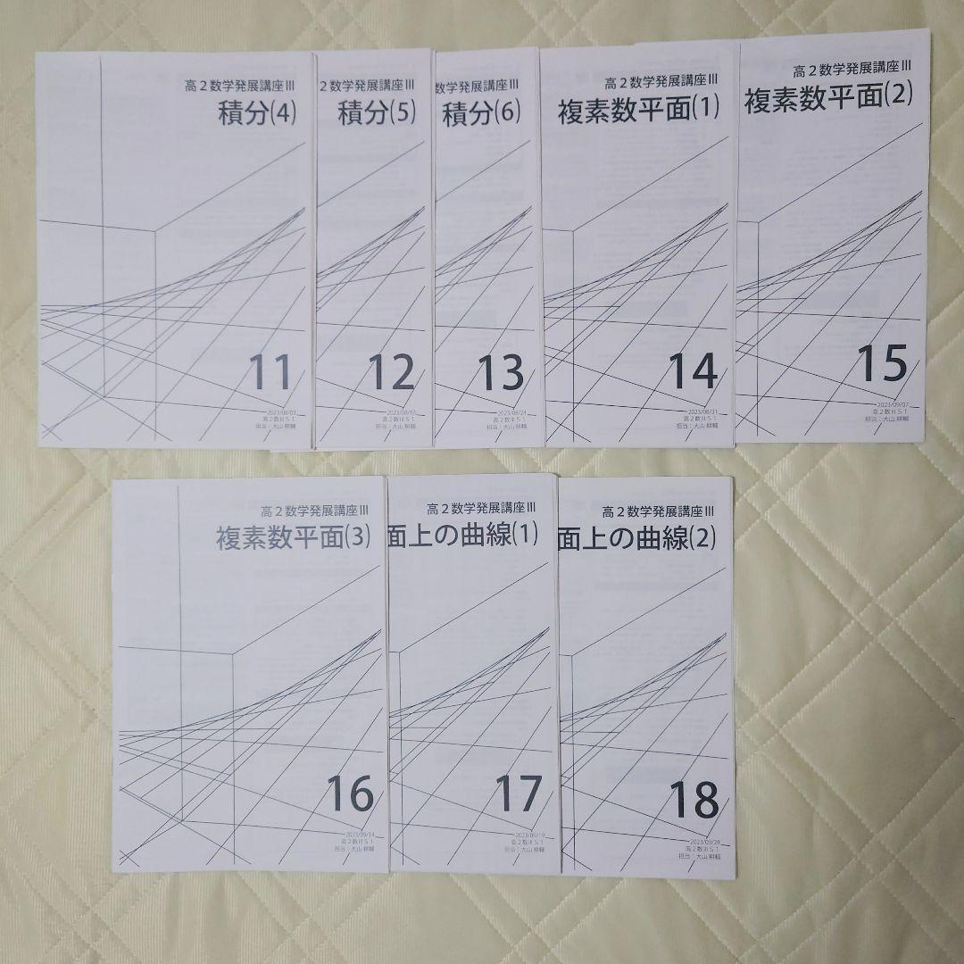 鉄緑会 高2数学Ⅲ 発展講座・実戦講座 通期授業冊子