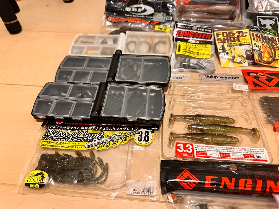 バス釣り　タックル　スピニング　ベイト