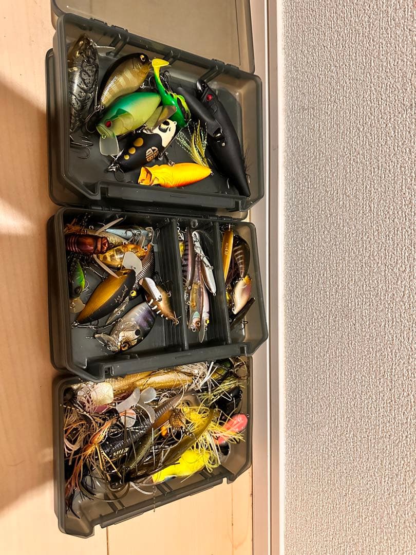 バス釣り　タックル　スピニング　ベイト